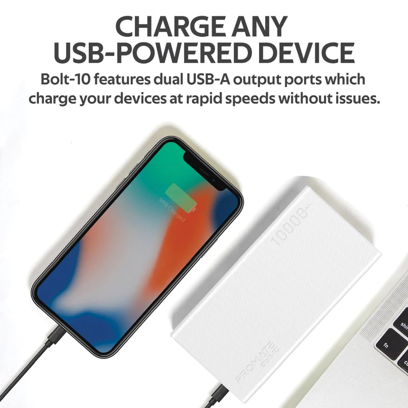 πππππππ - 10000mAh Bol-10 Compact Smart Charging Power Bank